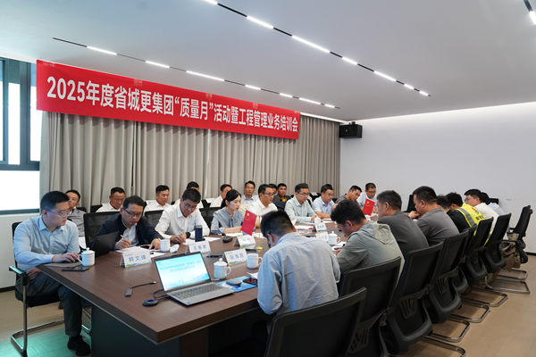 省城市更新集团等三家公司发展2025年度 “质量月”活动暨工程治理业务培训会