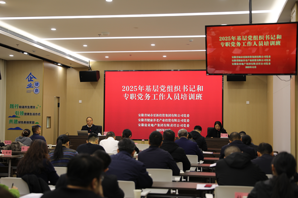 省城市更新集团等三家公司进行2025年基层党组织书记和专职党务工作人员培训班