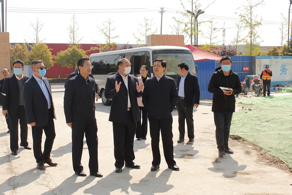 泸州市委书记史翔一行到徽盐地产泗县项目调研复工复产工作