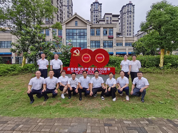 徽盐地产集团德阳项目党支部进行重温入党誓词暨新党员宣誓活动
